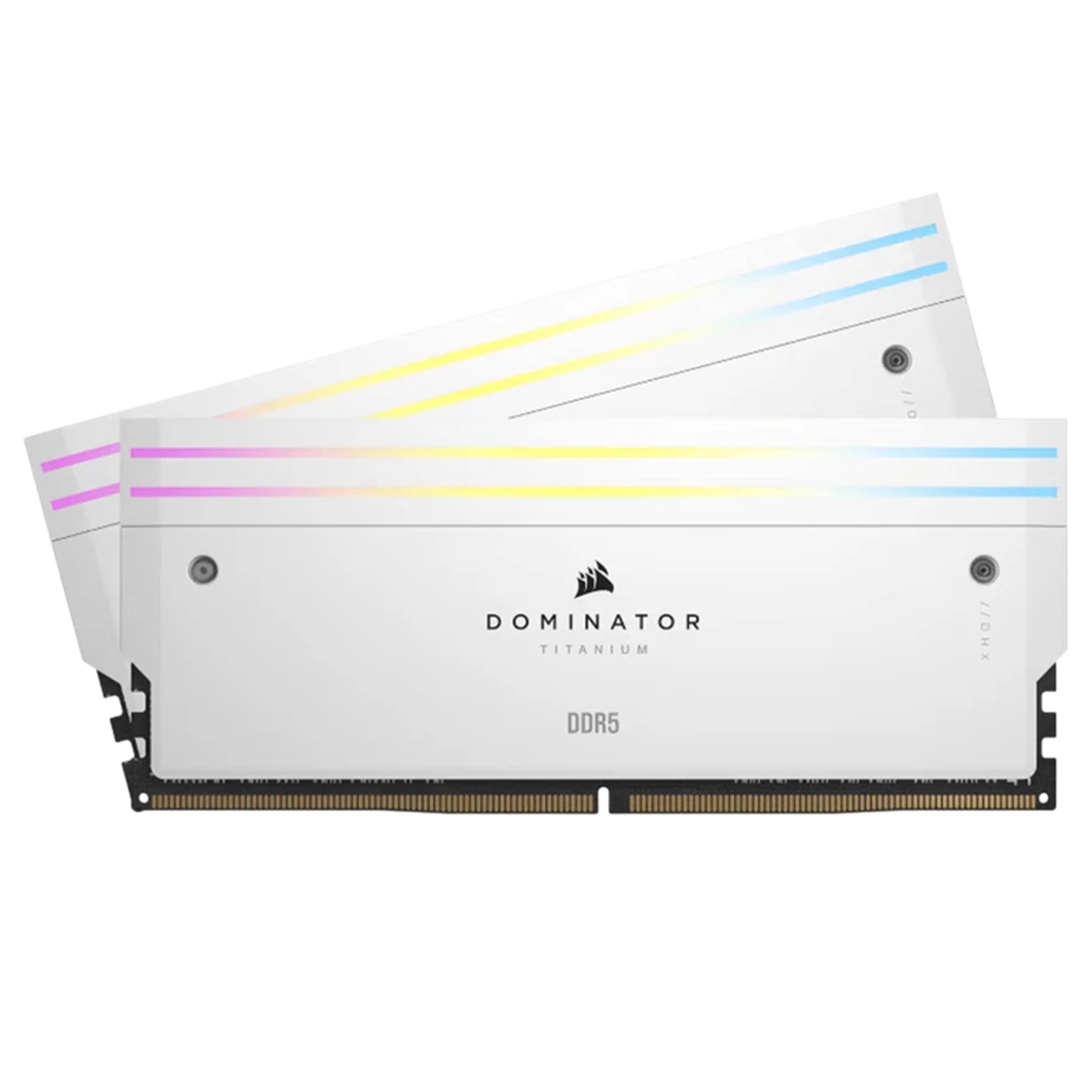 CORSAIR DOMINATOR TITANIUM RGB DDR5 – 64GB(32X2) 6400MHz (WHITE)
