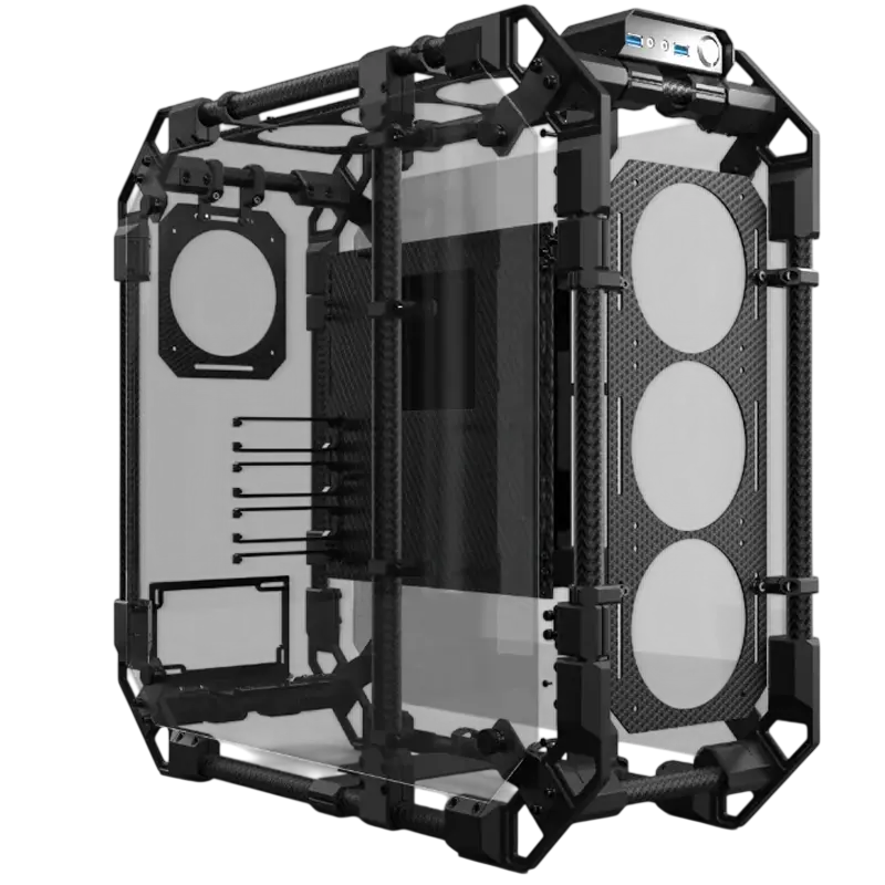 ALPHACOOL APEX SKELETON CARBON (BLACK)