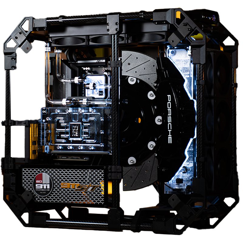 ALPHACOOL APEX SKELETON CARBON (BLACK)