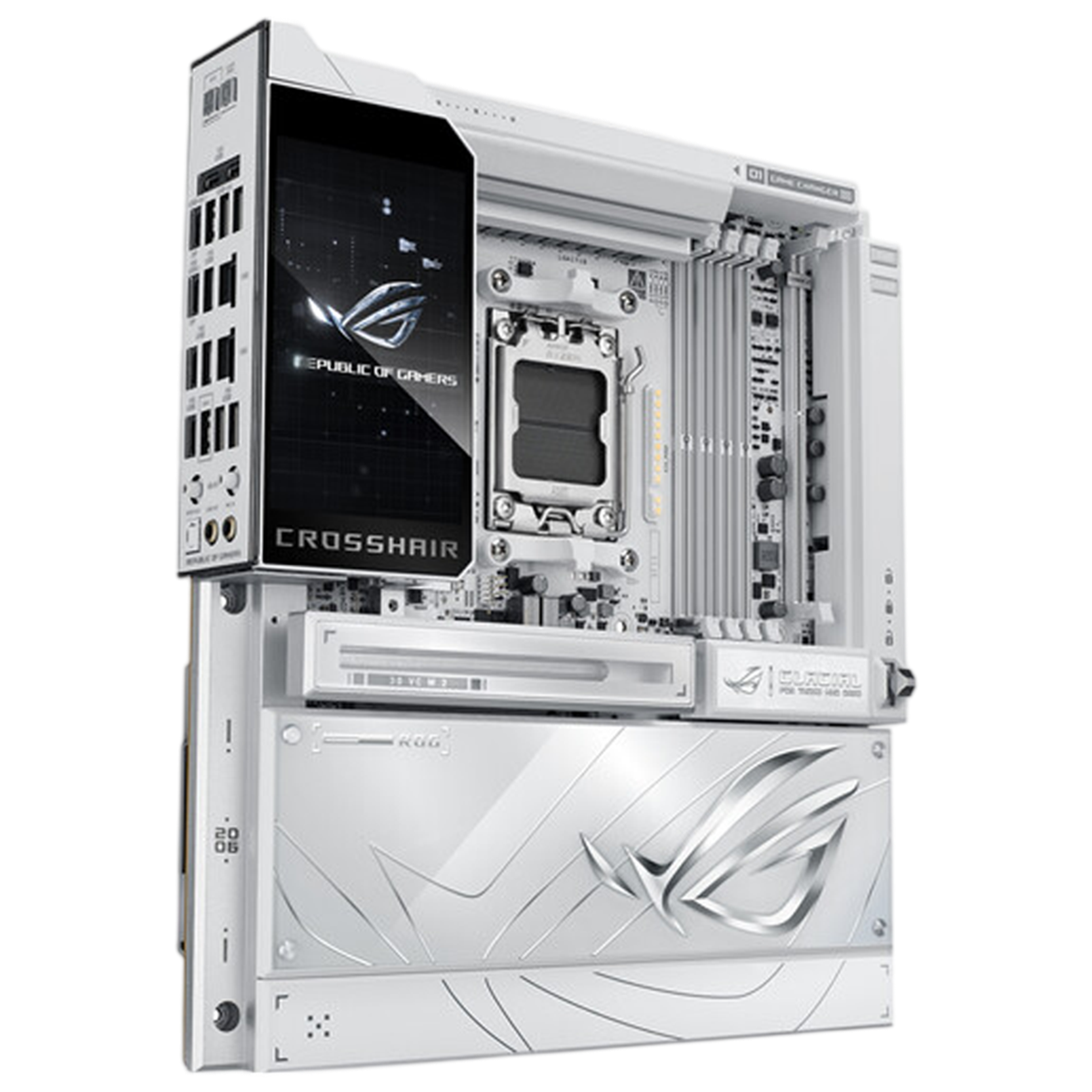 ASUS ROG CROSSHAIR X870E GLACIAL (WHITE)