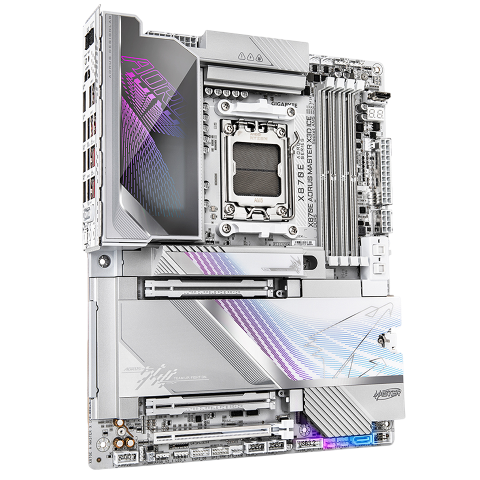 GIGABYTE X870E AORUS MASTER X3D ICE (WHITE)