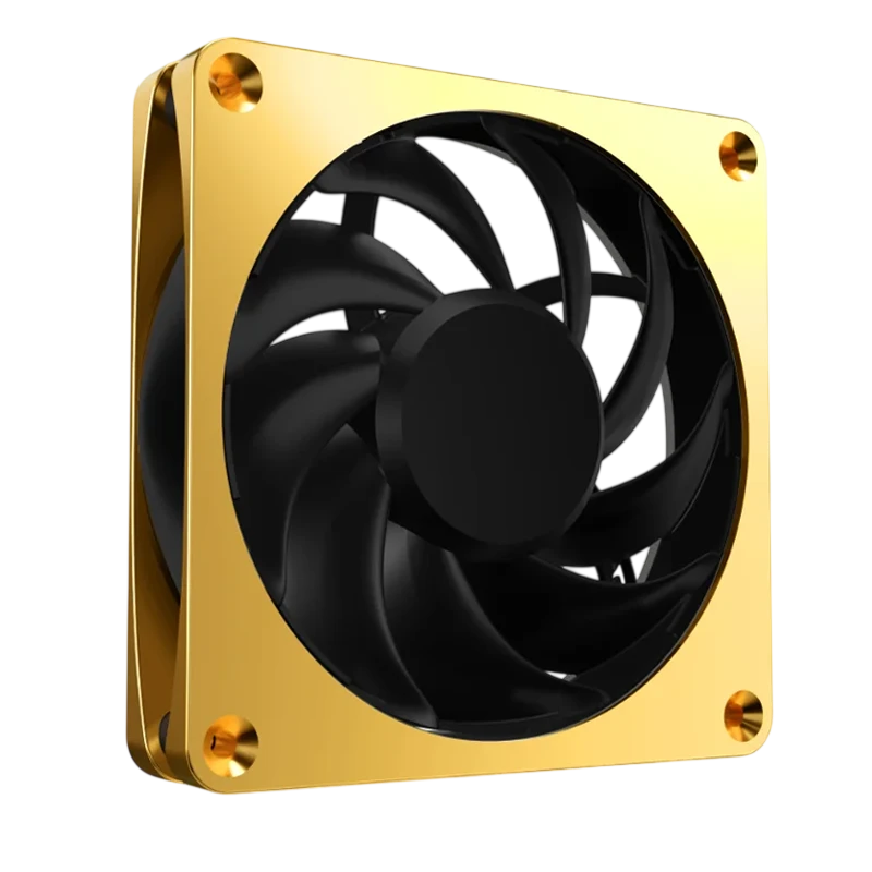 Alphacool Apex Stealth Metal Power fan 3000rpm gold (140x140x25mm)