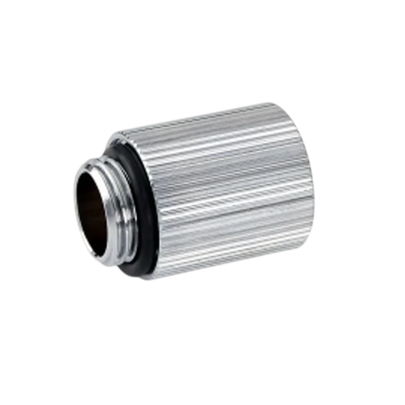 Bitspower G1/4 IG1/4 Extender Fitting 20MM (Glorious Silver) (2 PCS)