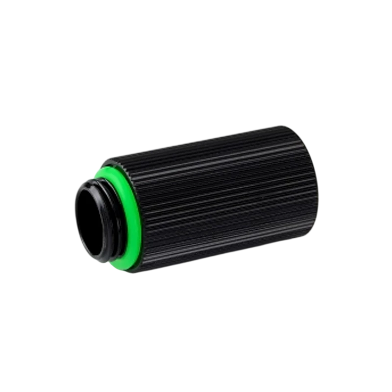 Bitspower G1/4 IG1/4 Extender Fitting 30MM (Glorious Black) (2 PCS)