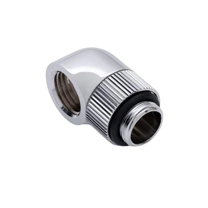 Bitspower G1/4  Rotary 90 Degree IG1/4 Extender (Glorious Silver) (2 PCS )