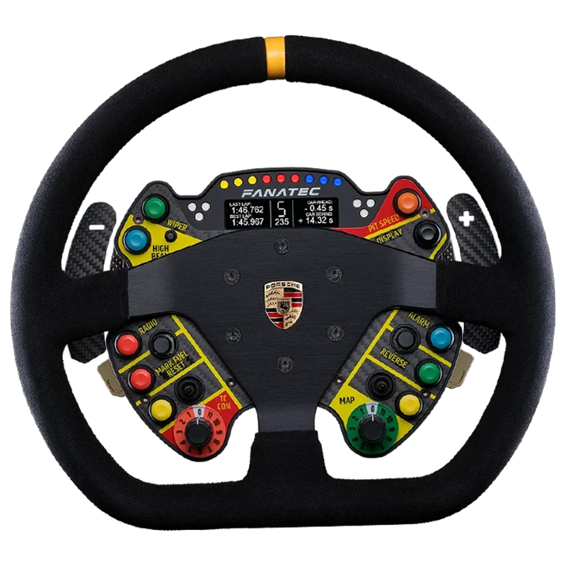 Fanatec GT Podium Steering Wheel Porsche 911 GT3 R (Suede) (BLACK)