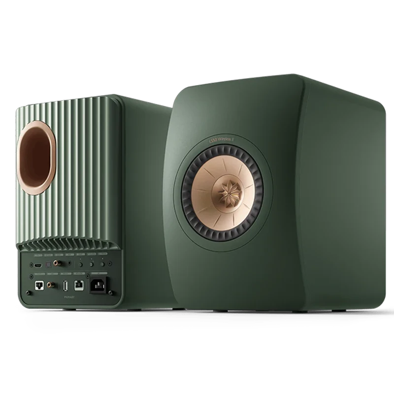 KEF LS50W II Moss Green (PAIR) - Image 2