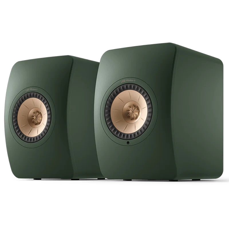 KEF LS50W II Moss Green (PAIR)