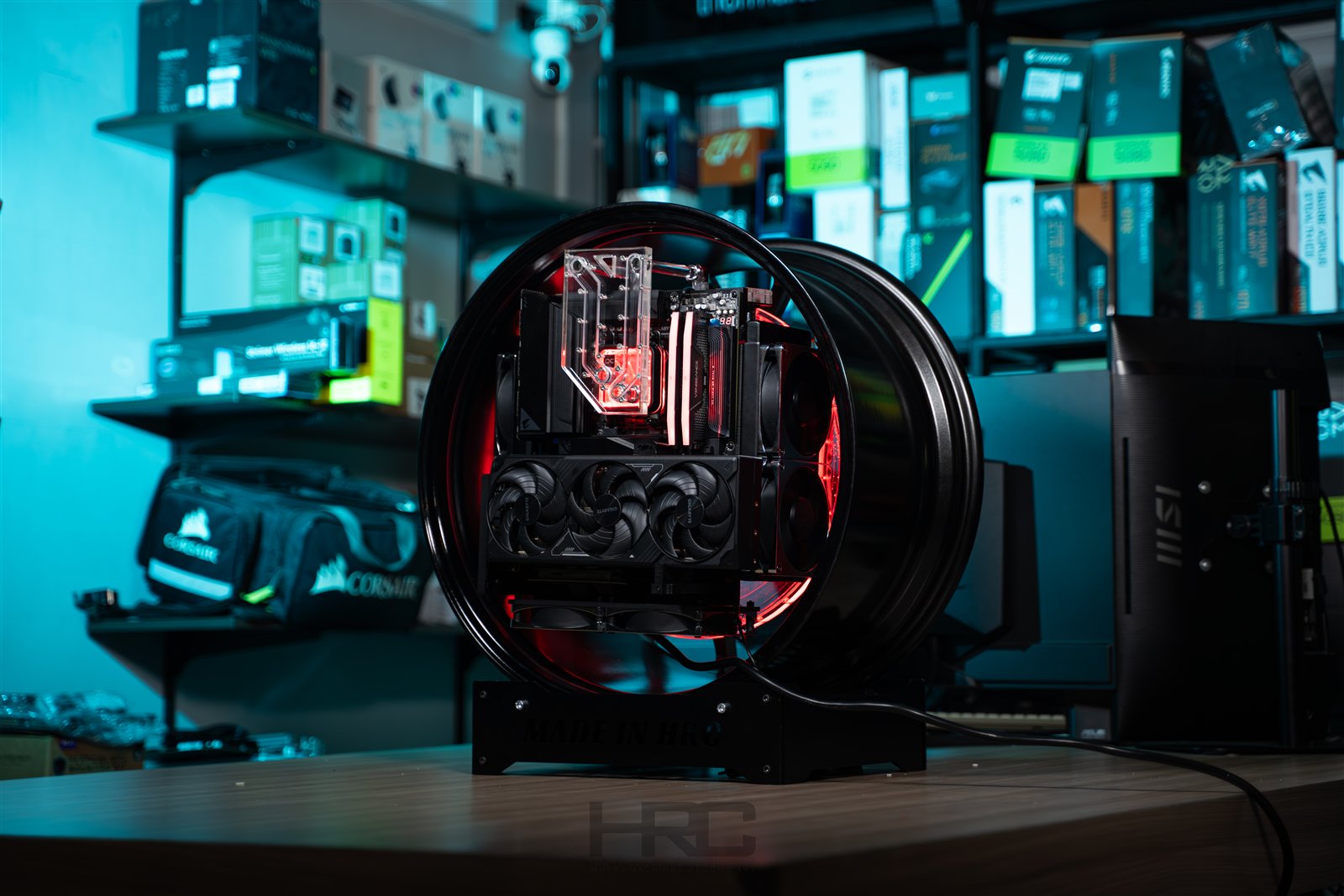 LENSO VPX / HARDWARE VIEW. A closer look at the hardware and liquid-cooling layout inside the LENSO VPX build.